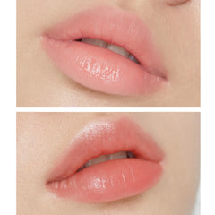 Textura suave del brillo labial para aplicar cómodamente