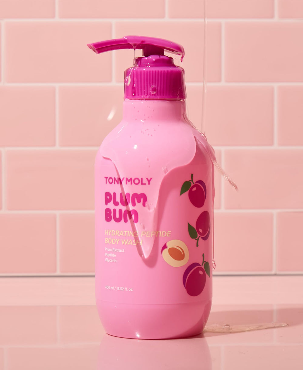 TONYMOLY Plum Bum limpieza diaria suave para piel equilibrada.