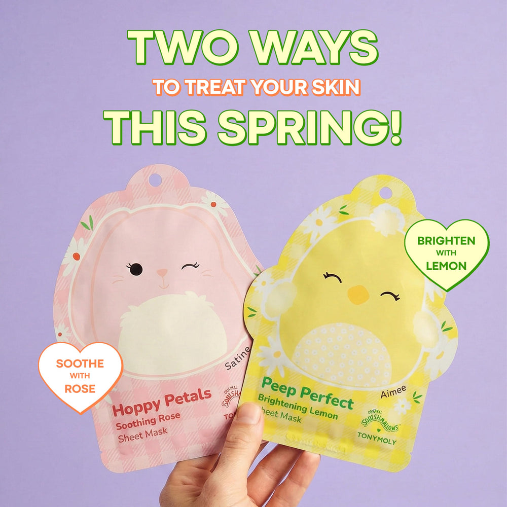 TONYMOLY rutina de primavera para piel luminosa y renovada.