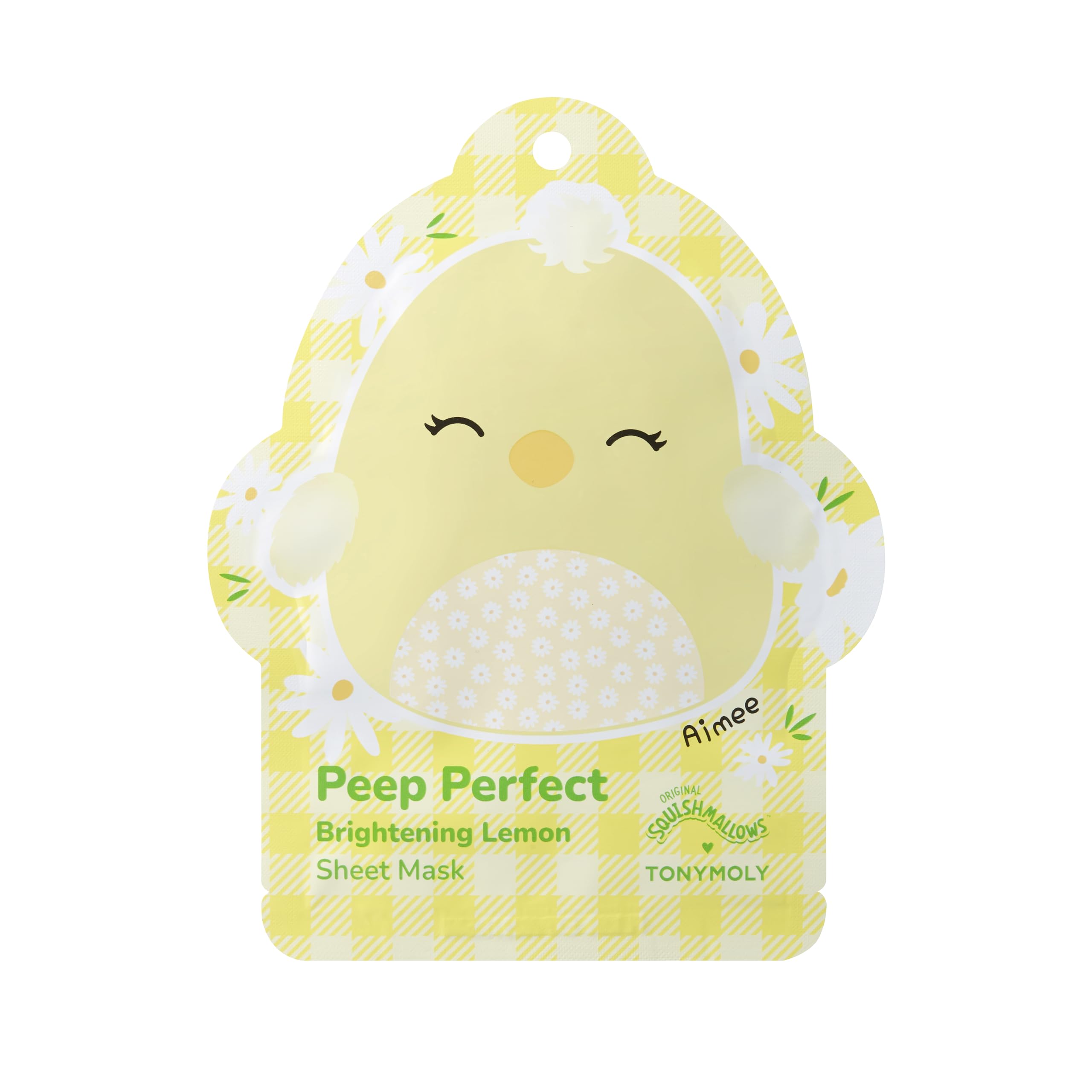 TONYMOLY Aimee mascarilla-pascua para brillo suave y divertido.