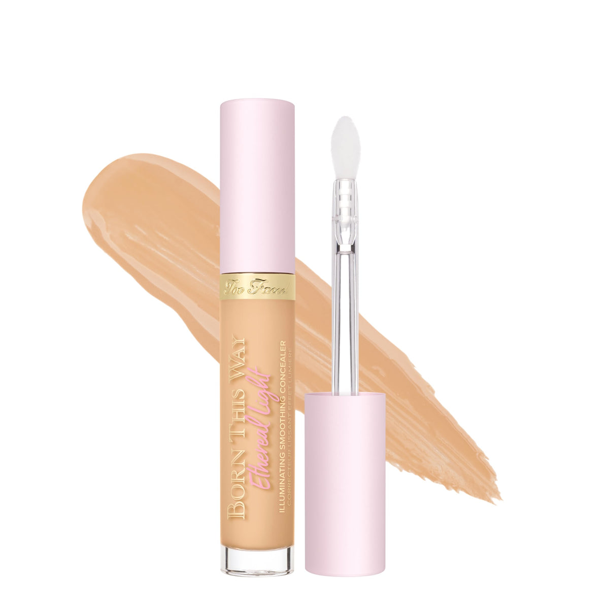 Too Faced Born This Way muestra aplicador exclusivo para aplicación precisa.