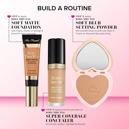 Too Faced Born This Way, cobertura adecuada para sesiones fotográficas.