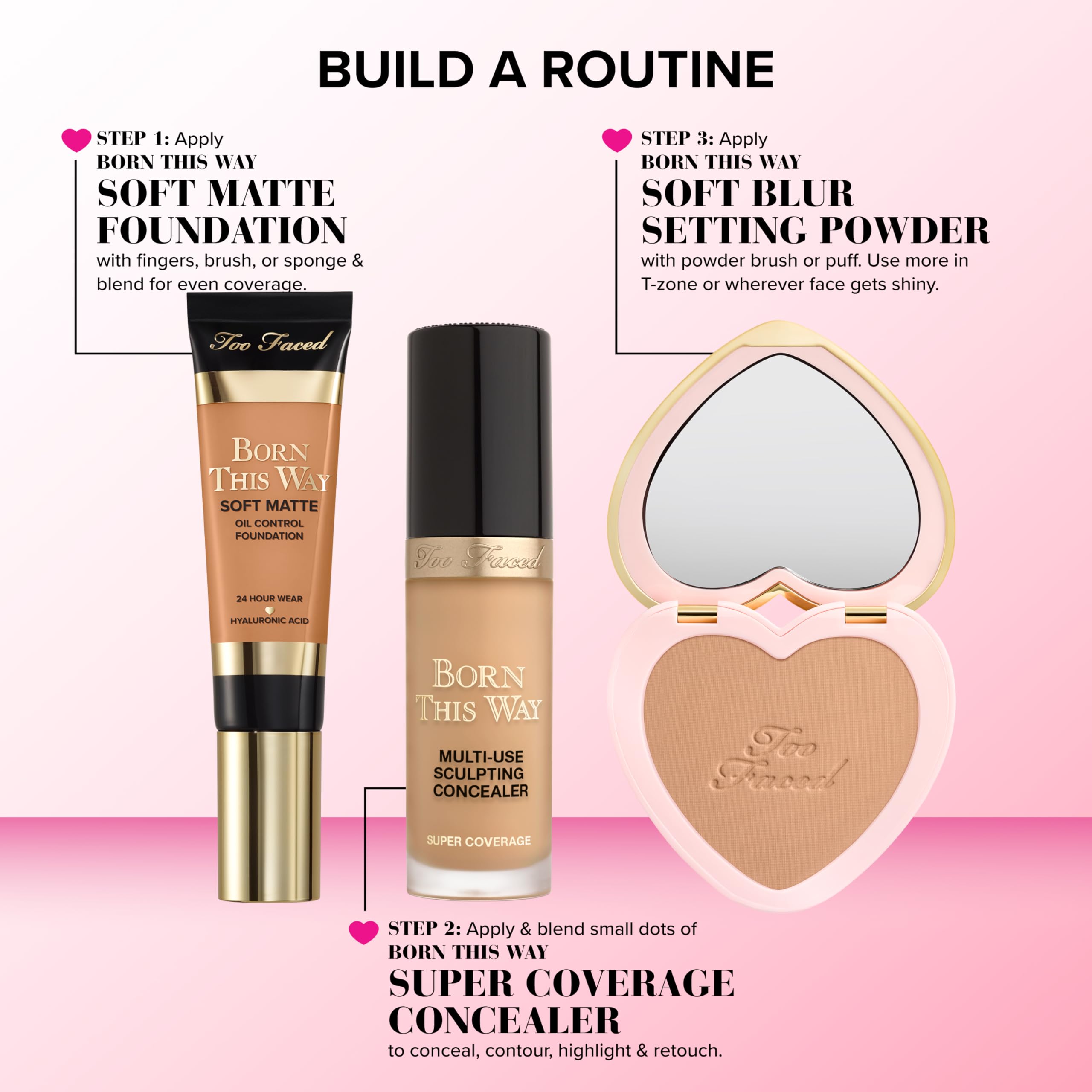 Too Faced Born This Way Soft Blur, acabado ligero con efecto soft-focus para piel radiante.