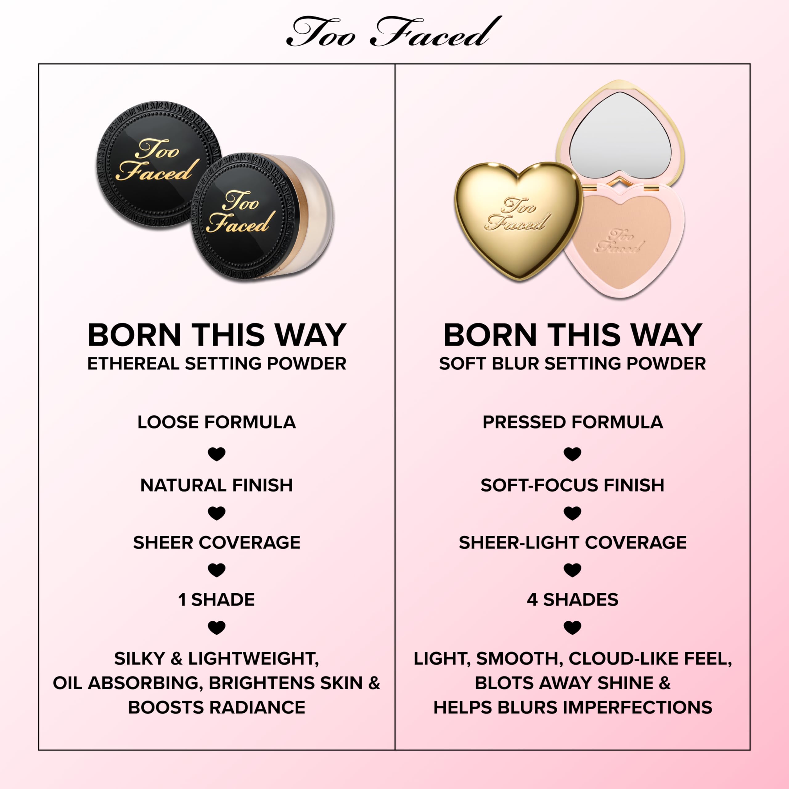 Too Faced Born This Way Soft Blur, perfecto para retoques diarios rápidos durante el día.