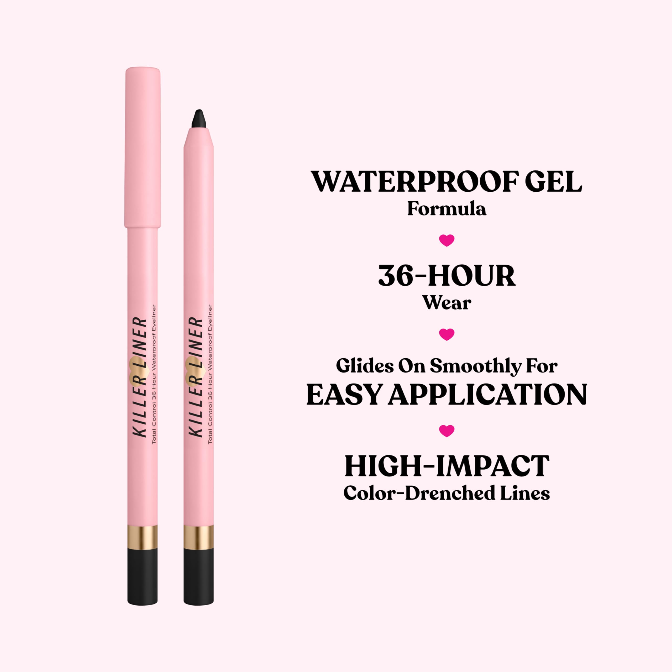 Delineador gel Too Faced Killer: resistente a la transferencia