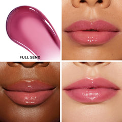 Textura no pegajosa de Too Faced Lip Injection con brillo intenso