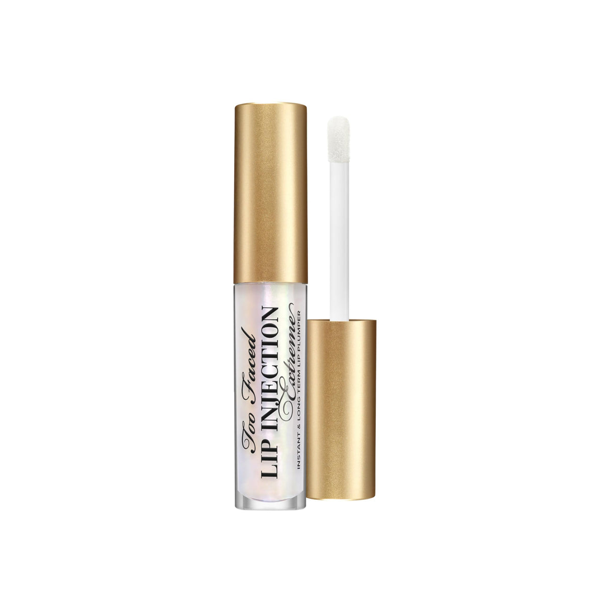 Too Faced Lip Injection Extreme, empaque de viaje para retoques en cualquier lugar.