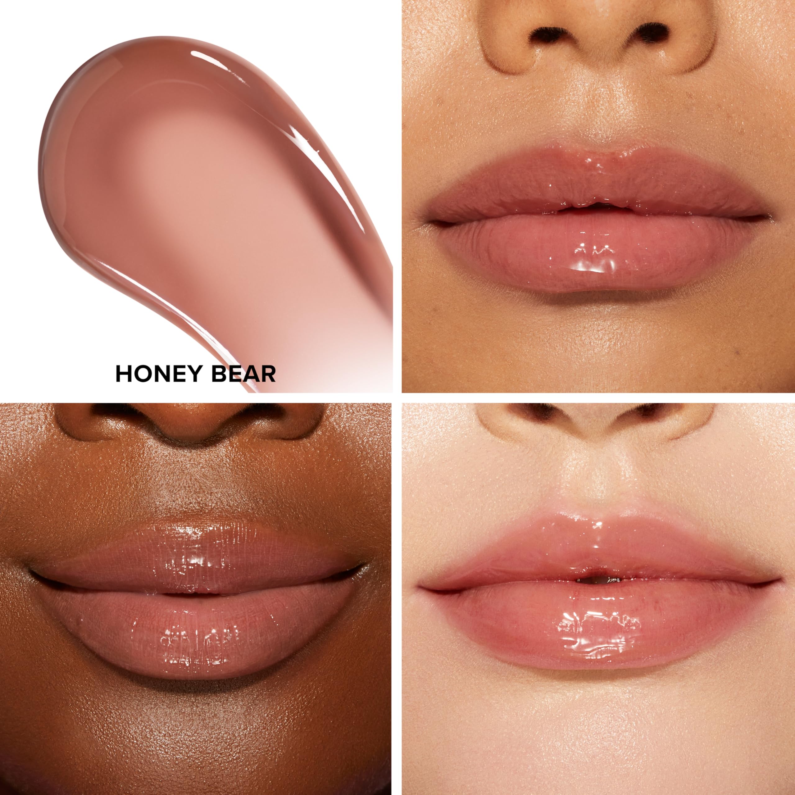 Textura brillante del acelerador de volumen para labios de Too Faced.