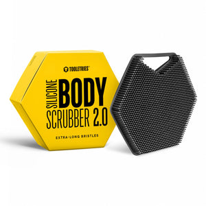 TOOLETRIES Cepillo Corporal 2.0 con cerdas largas para exfoliar y activar la limpieza diaria.