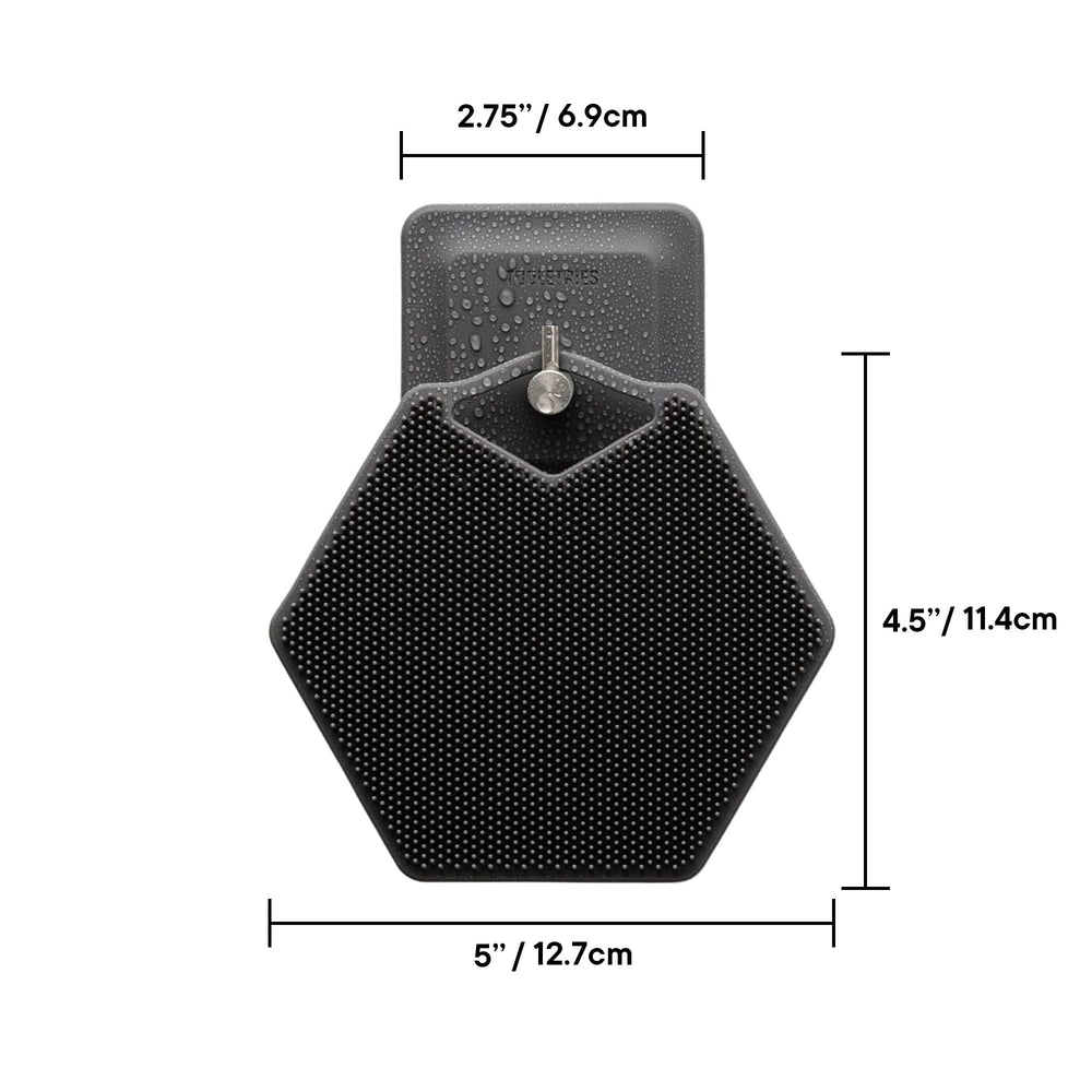 TOOLETRIES dimensiones del cepillo 5x4.5 pulgadas para un tamaño cómodo