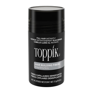 TOPPIK fibras cabello gris, aplicación inmediata para mayor densidad