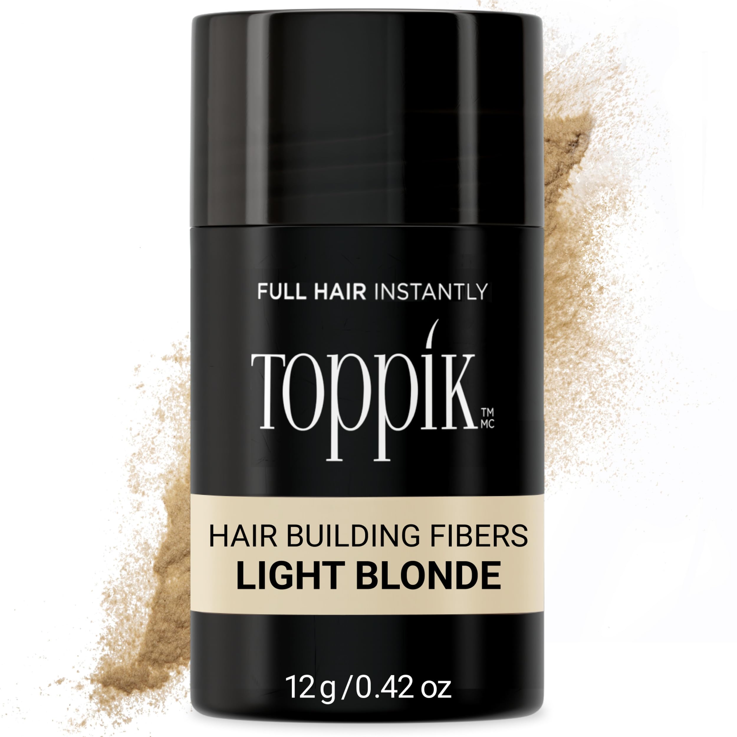 Toppik Fibras para cabello rubio claro 12 g: densidad instantánea y aspecto natural