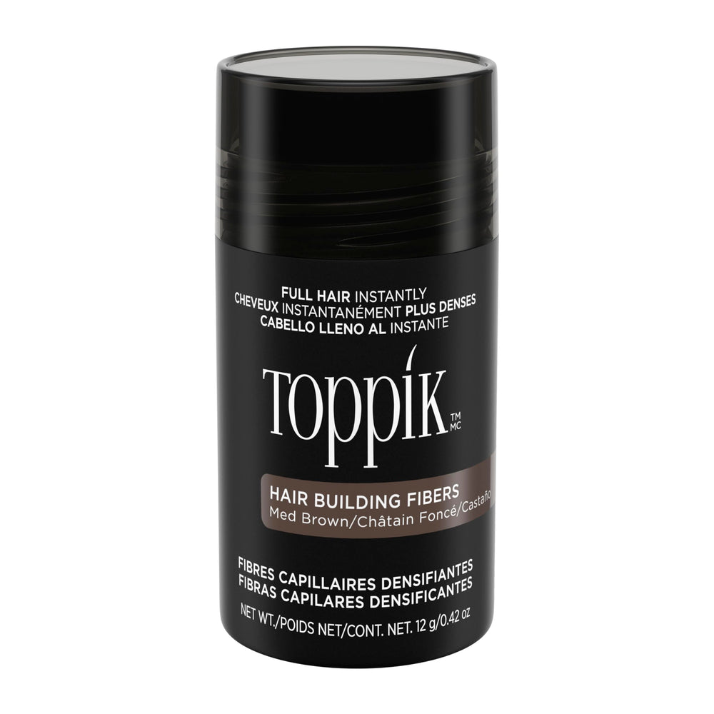 Toppik Fibras para cabello, botella de 12 g, mejora la densidad visible.