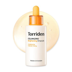 Torriden Cellmazing Vitamina C Ampolla: botella para hidratación suave y luminosidad.