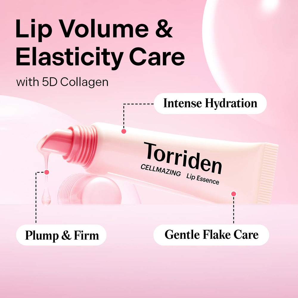 Torriden CELLMAZING Volumen e hidratación para labios con textura suave.
