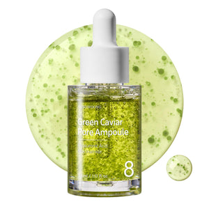 TOSOWOONG caviar verde ampolla en botella para hidratación profunda y piel suave.