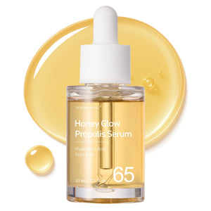 Serum Tosowoong Honey Glow 65% Propolis en botella, hidratación suave para piel sensible