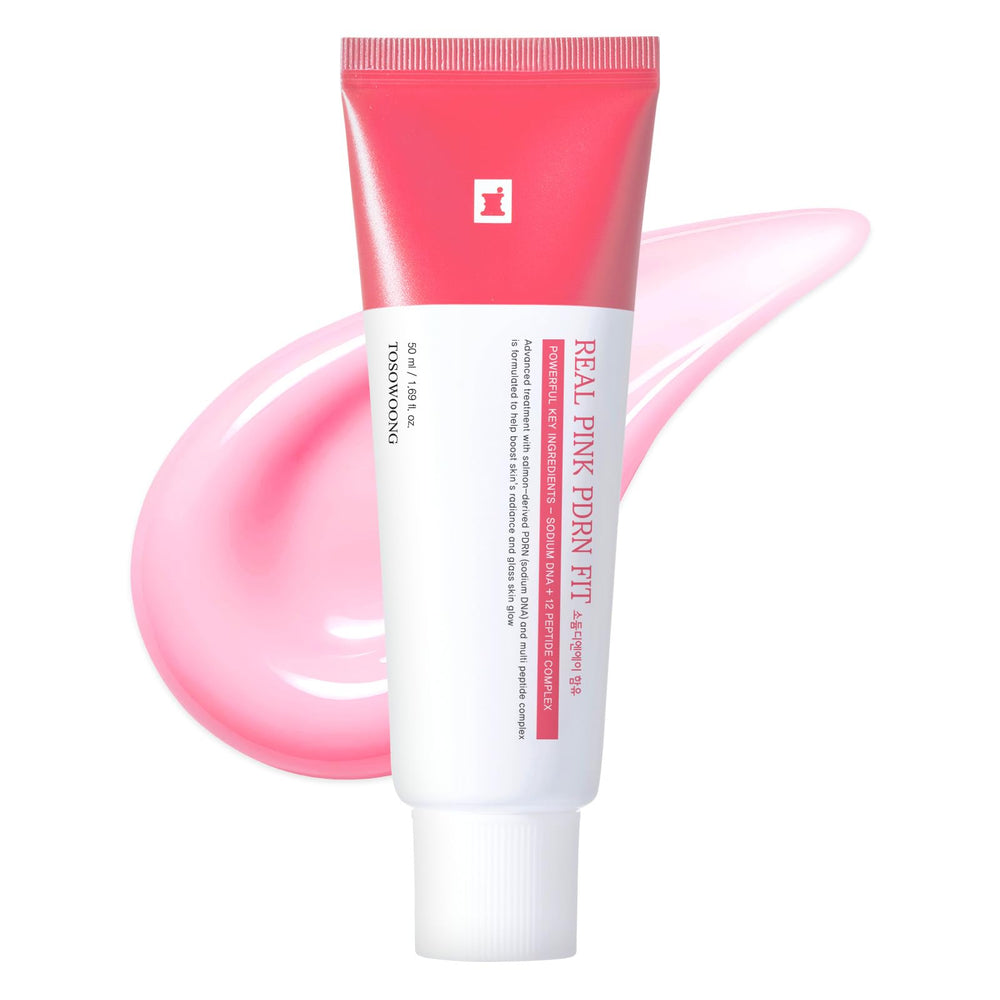 TOSOWOONG Real Pink PDRN Fit: mascarilla en aplicación para piel suave e hidratada
