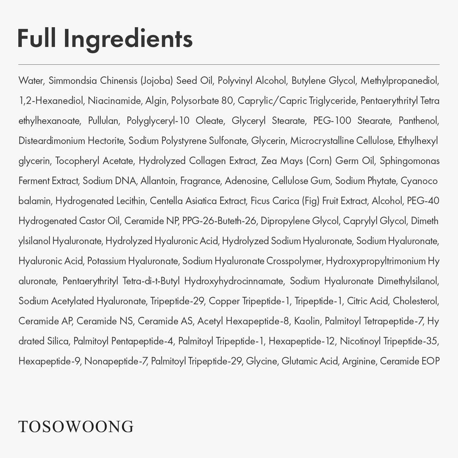 TOSOWOONG Real Pink PDRN Fit: textura rica que favorece elasticidad y tono