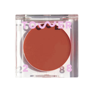 Tower 28 BeachPlease crema rubor labial tono terracota luminoso para piel radiante