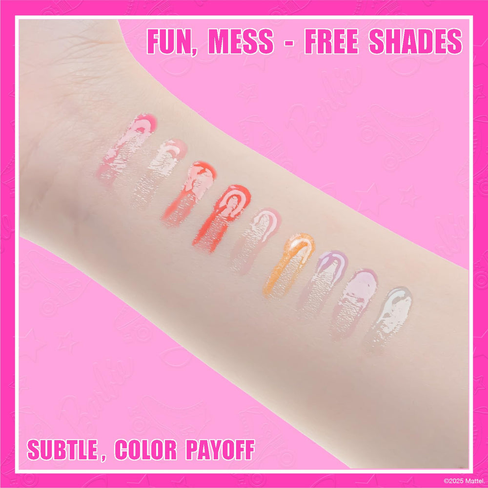 Townley Girl Barbie brillos labiales sabor arandano para momentos divertidos