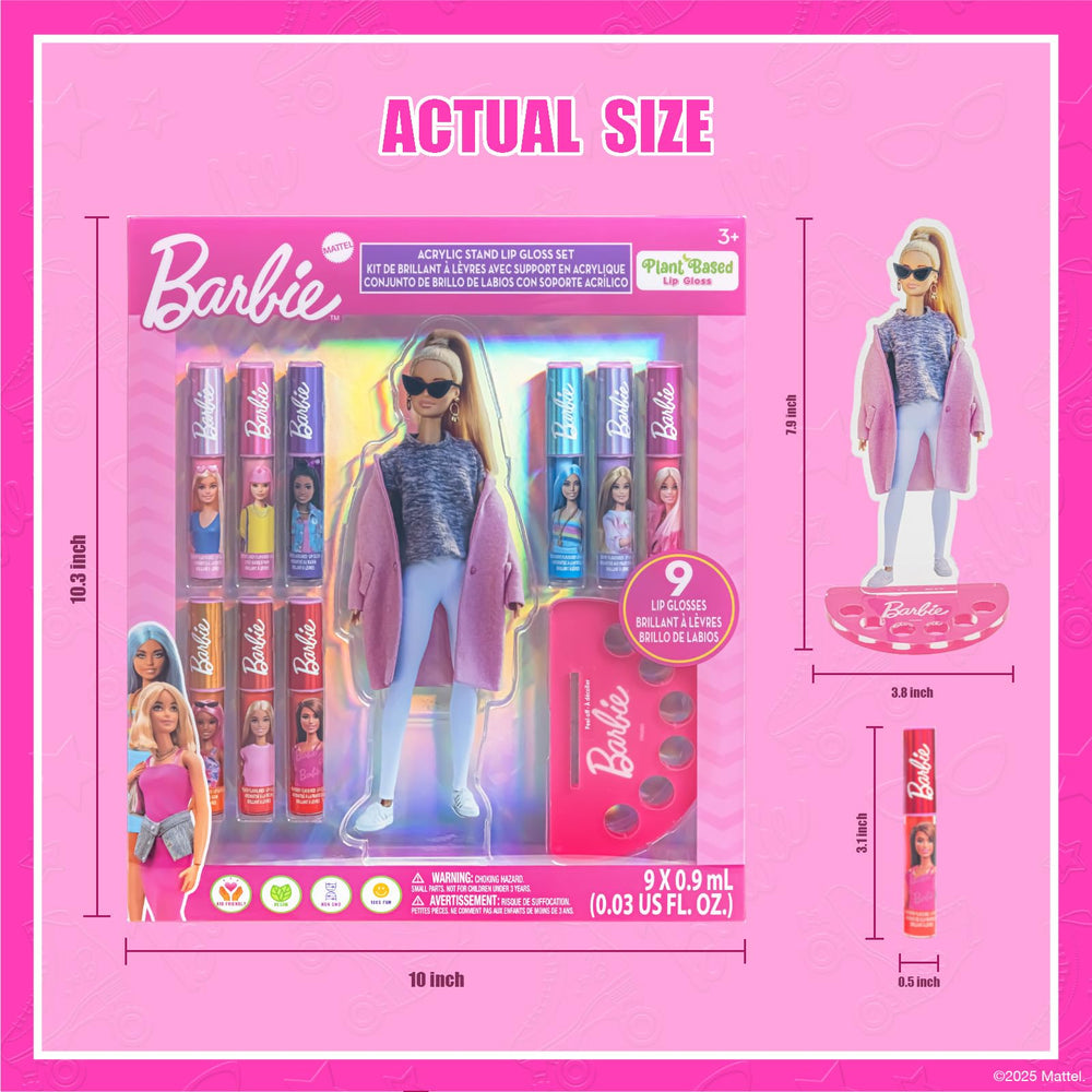 Townley Girl Barbie brillos labiales sabor bayas para colecciones creativas