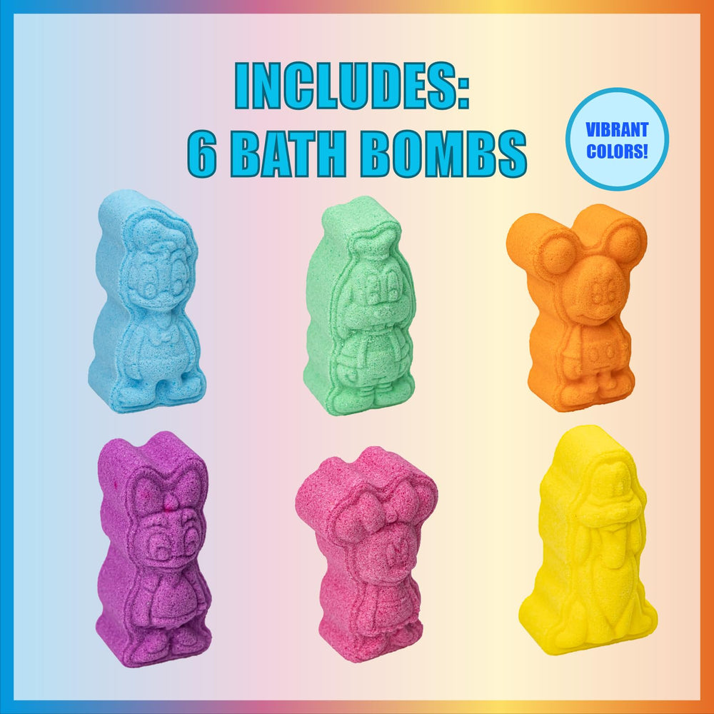 Townley Girl bomba de baño Mickey en forma de personaje con burbujas divertidas