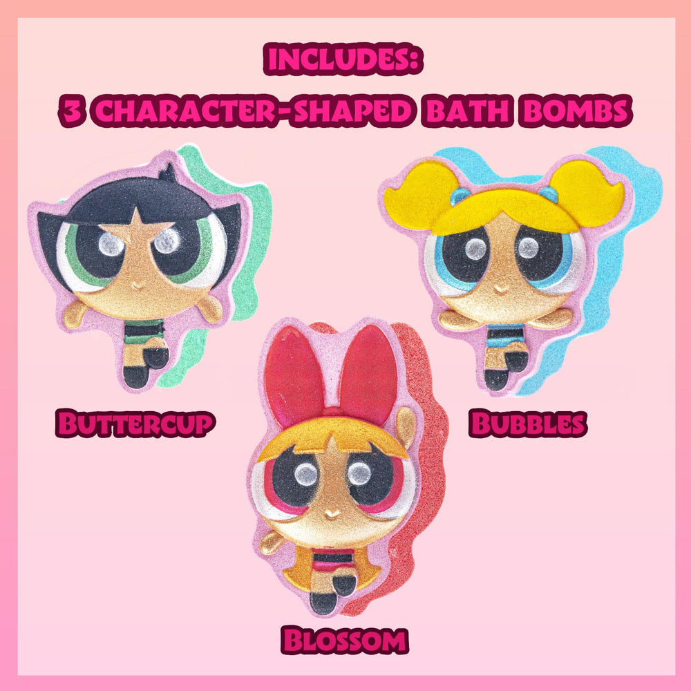 Townley Girl bomba de baño Powerpuff azul, burbujas para una experiencia relajante