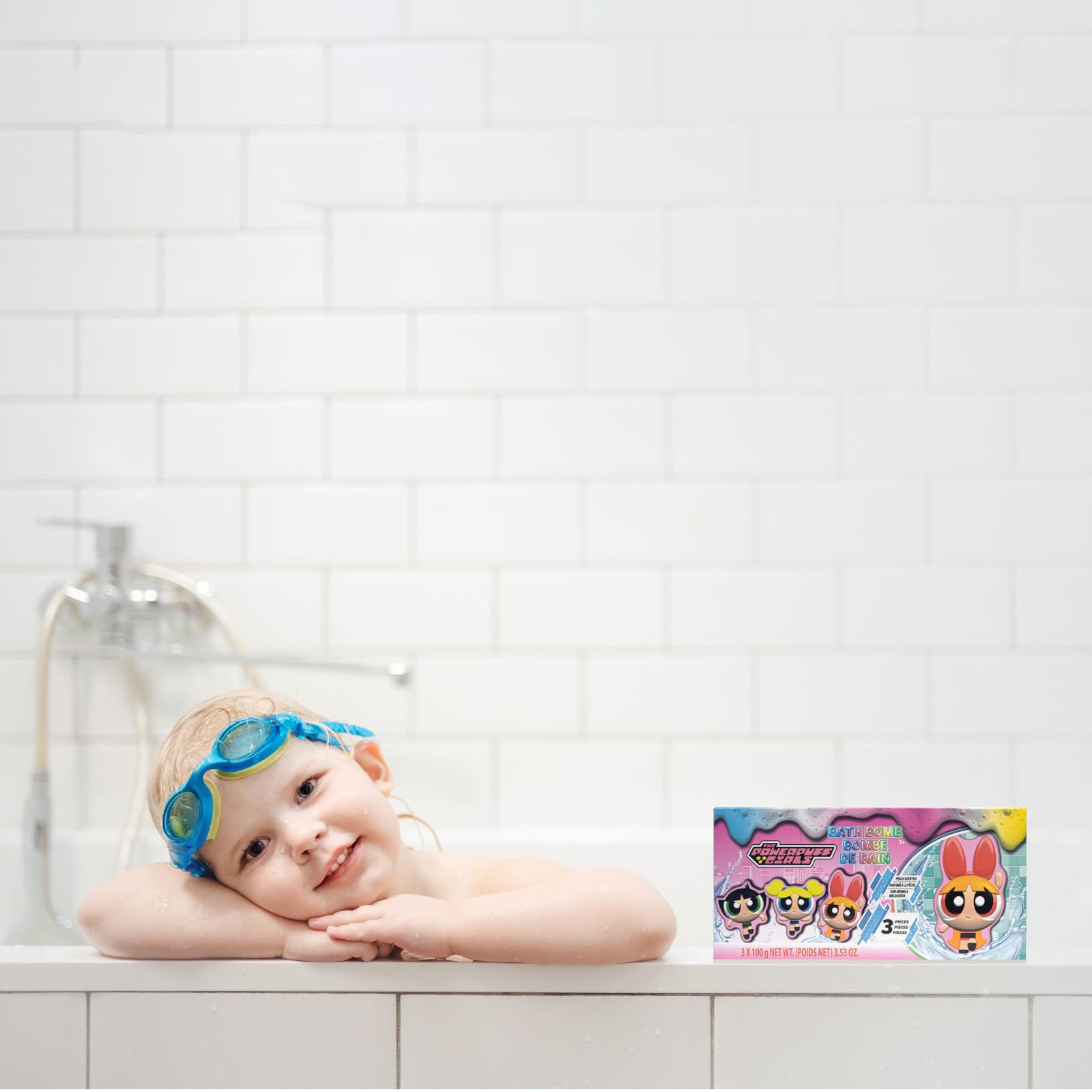 Townley Girl bomba de baño Powerpuff ofrece experiencia sin desorden para niños curiosos