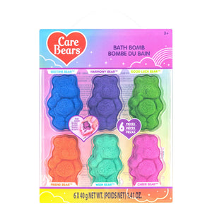 Townley Girl Care Bears bombas de bano frente al empaque, ideal para regalo.