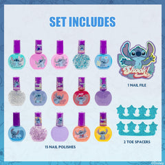 Separadores de dedos incluidos para una manicura limpia de Townley Girl Stitch.
