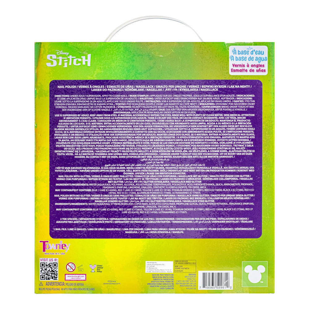 Set de uñas coloridas Townley Girl Stitch para looks creativos.