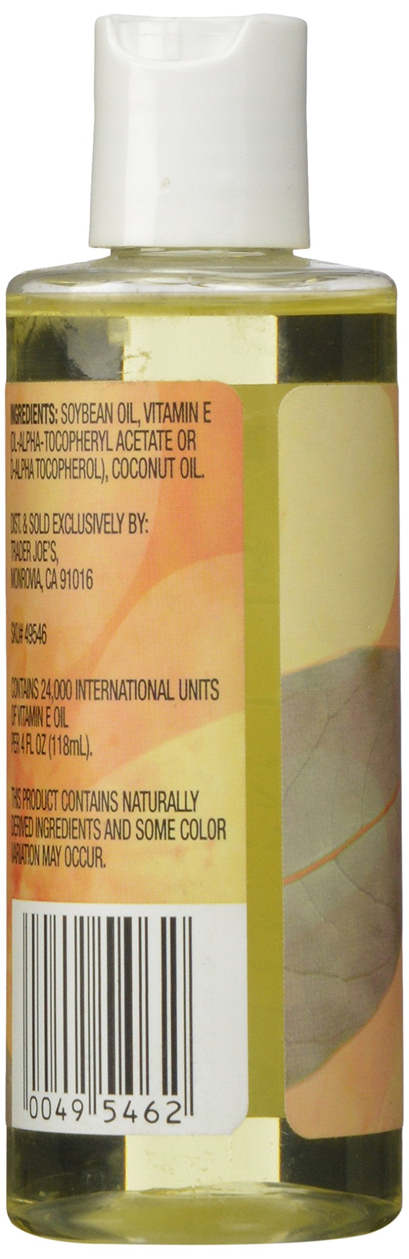 Trader Joe's Aceite de Vitamina E, aplicación facial suave y nutritiva.