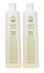 Trader Joe's gel de ducha árbol de té, menta y eucalipto, limpieza refrescante diaria.