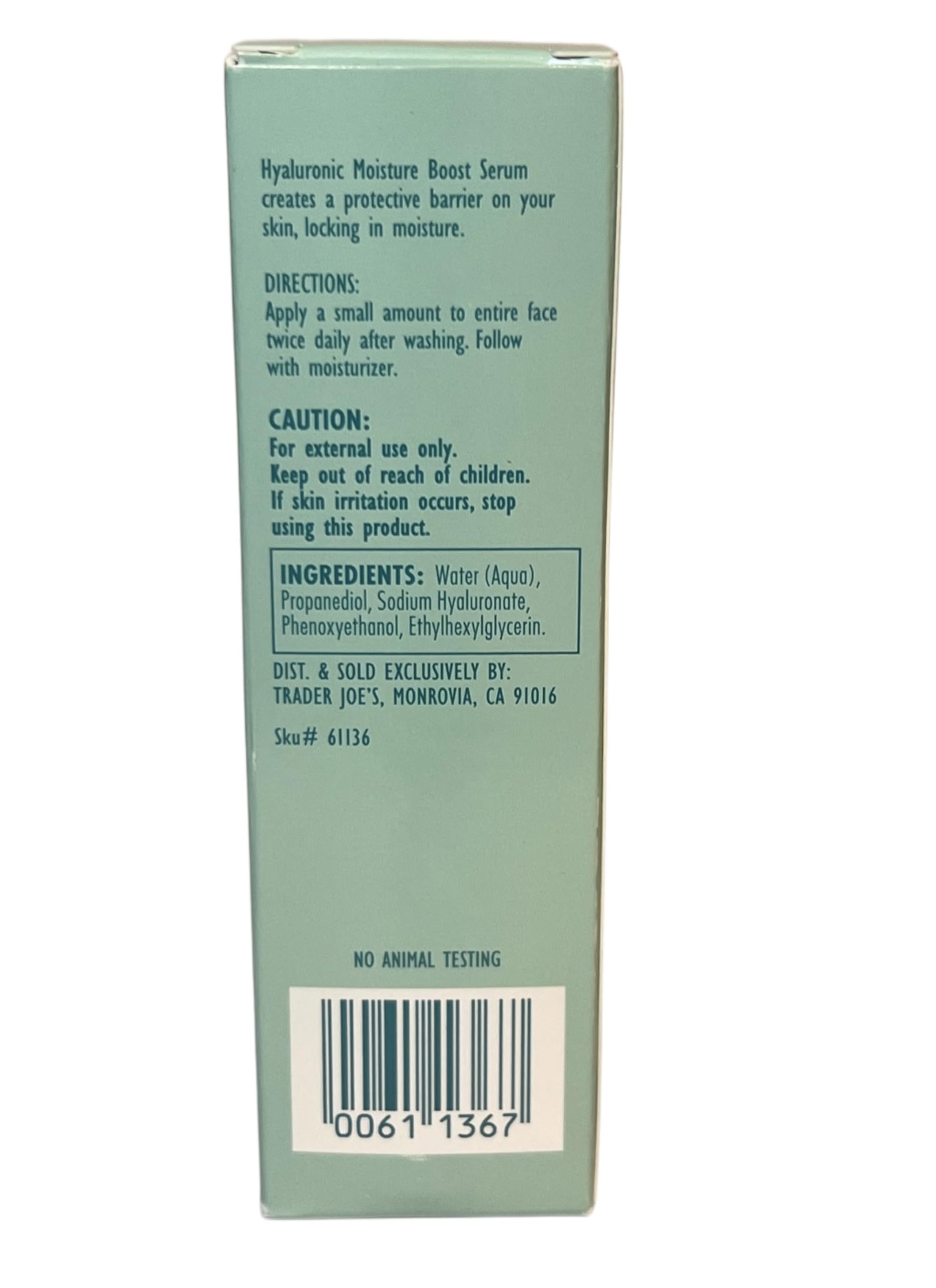 Trader Joe's Sérum con gotero facilita la aplicación precisa para la piel.