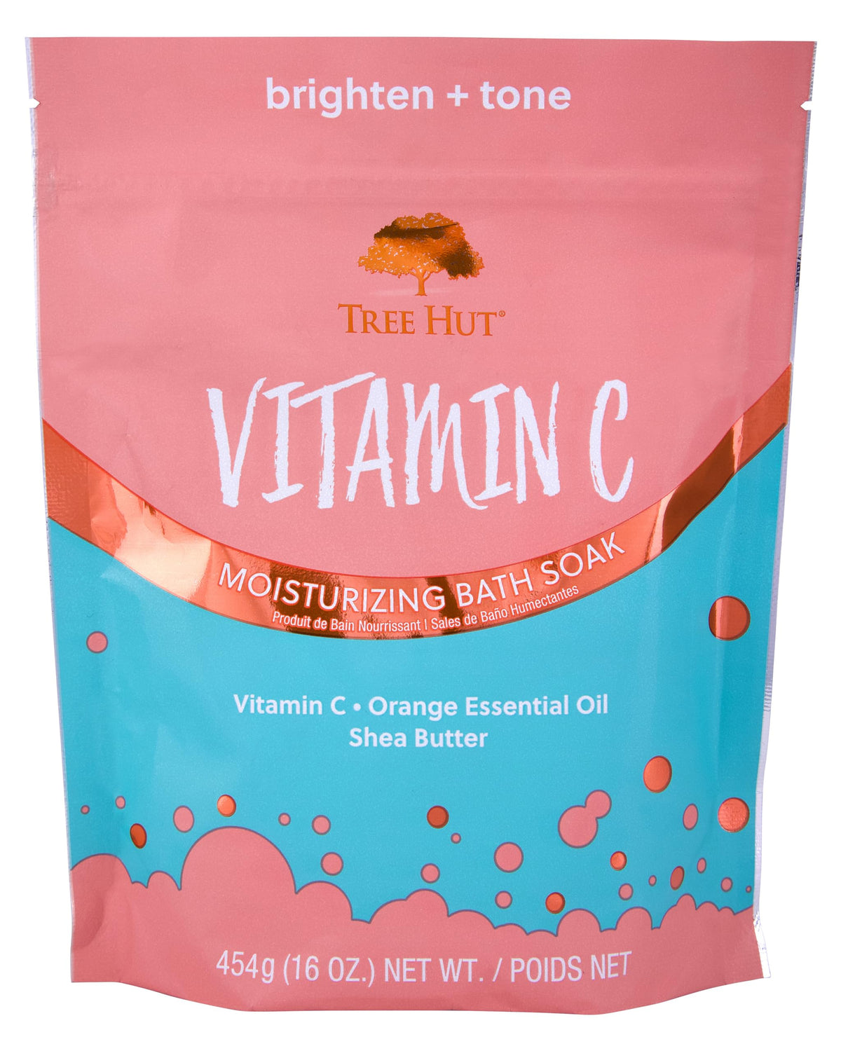 Tree Hut Bath con Vitamina C, aroma cítrico, piel luminosa