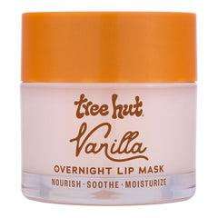 Tree Hut Labios Vanilla Noche: hidratación profunda para labios suaves al despertar.