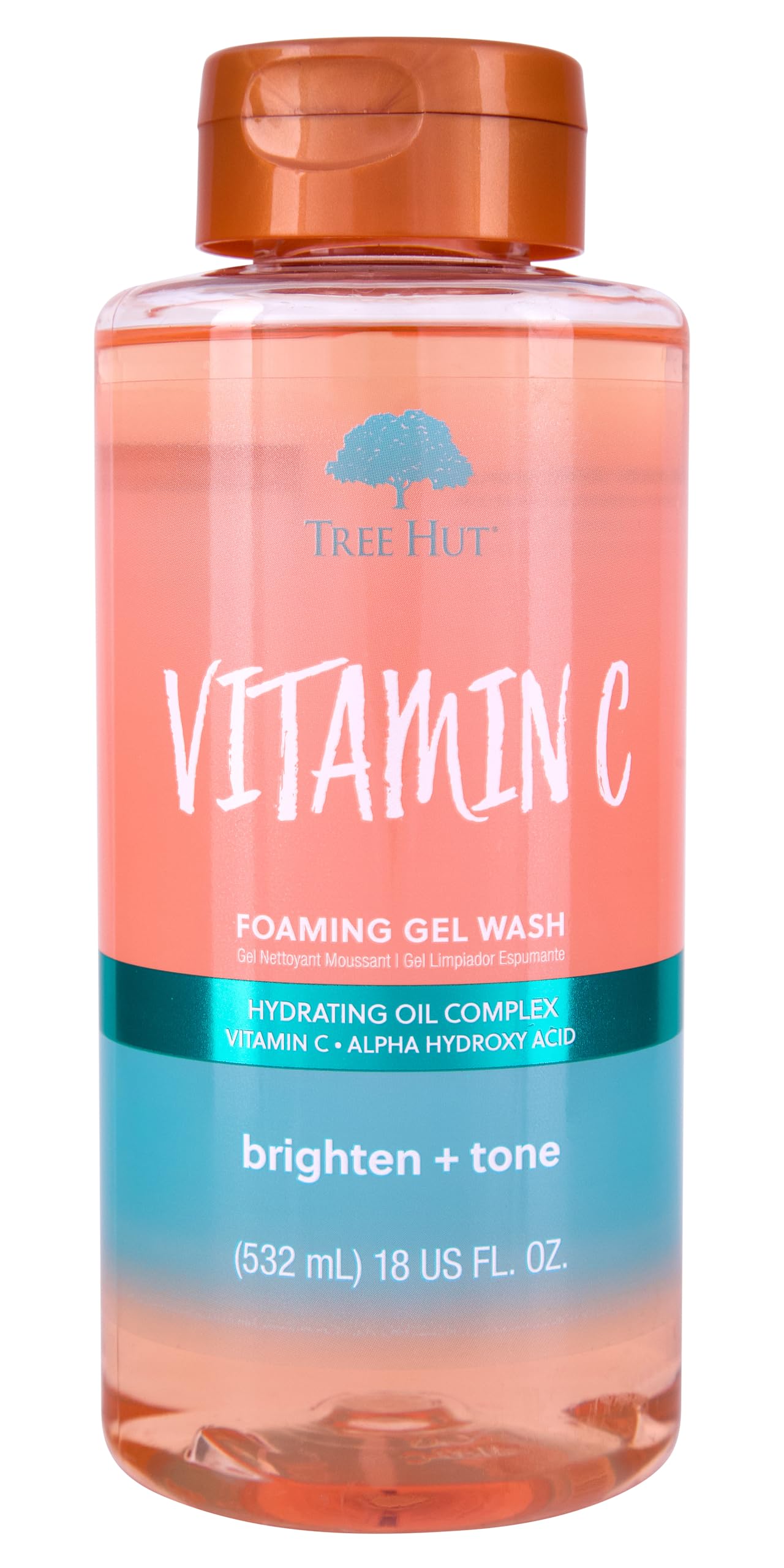 Tree Hut Vitamina C limpiador espumoso para piel limpia y luminosa