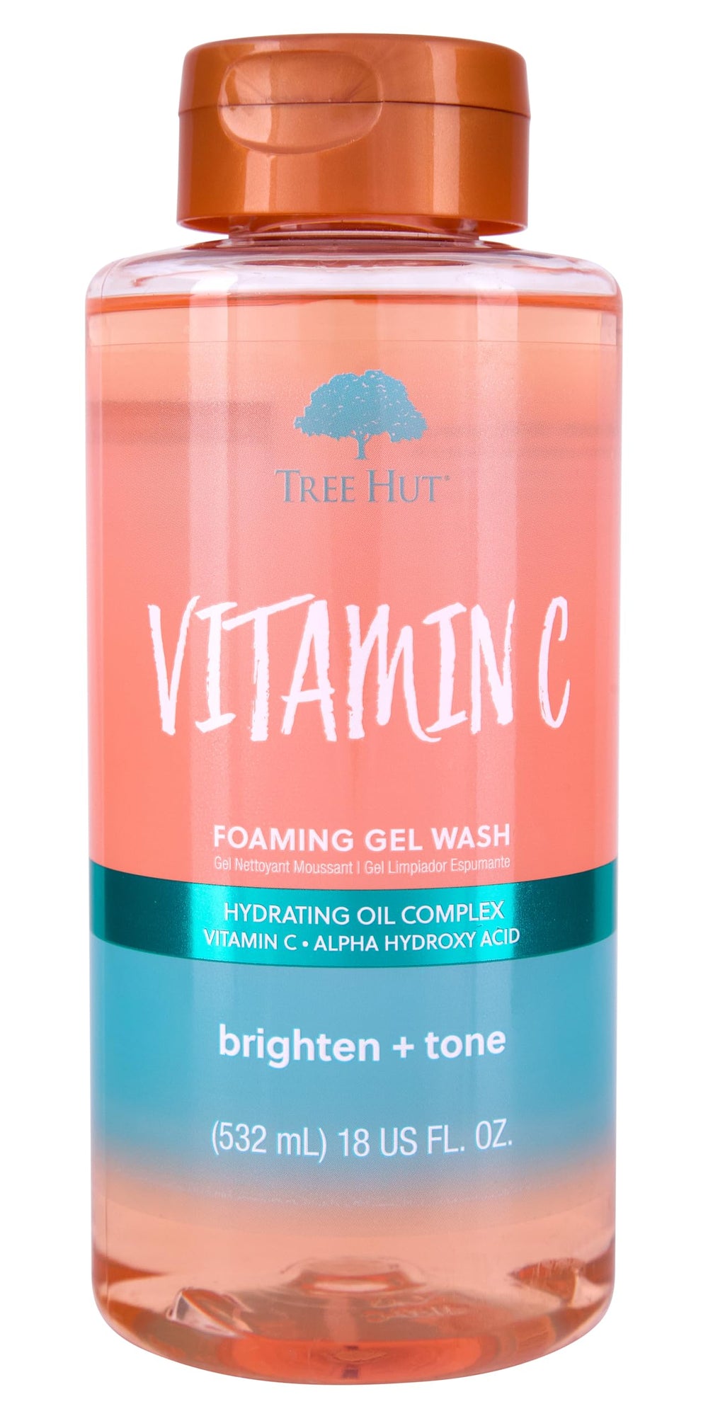 Tree Hut Vitamina C limpiador espumoso para piel limpia y luminosa