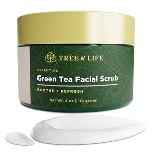 Tree of Life Beauty exfoliante facial, textura suave para limpieza suave