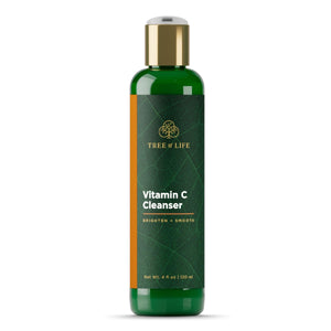 Tree of Life Beauty limpiador facial vitamina C en botella, limpia y revitaliza la piel