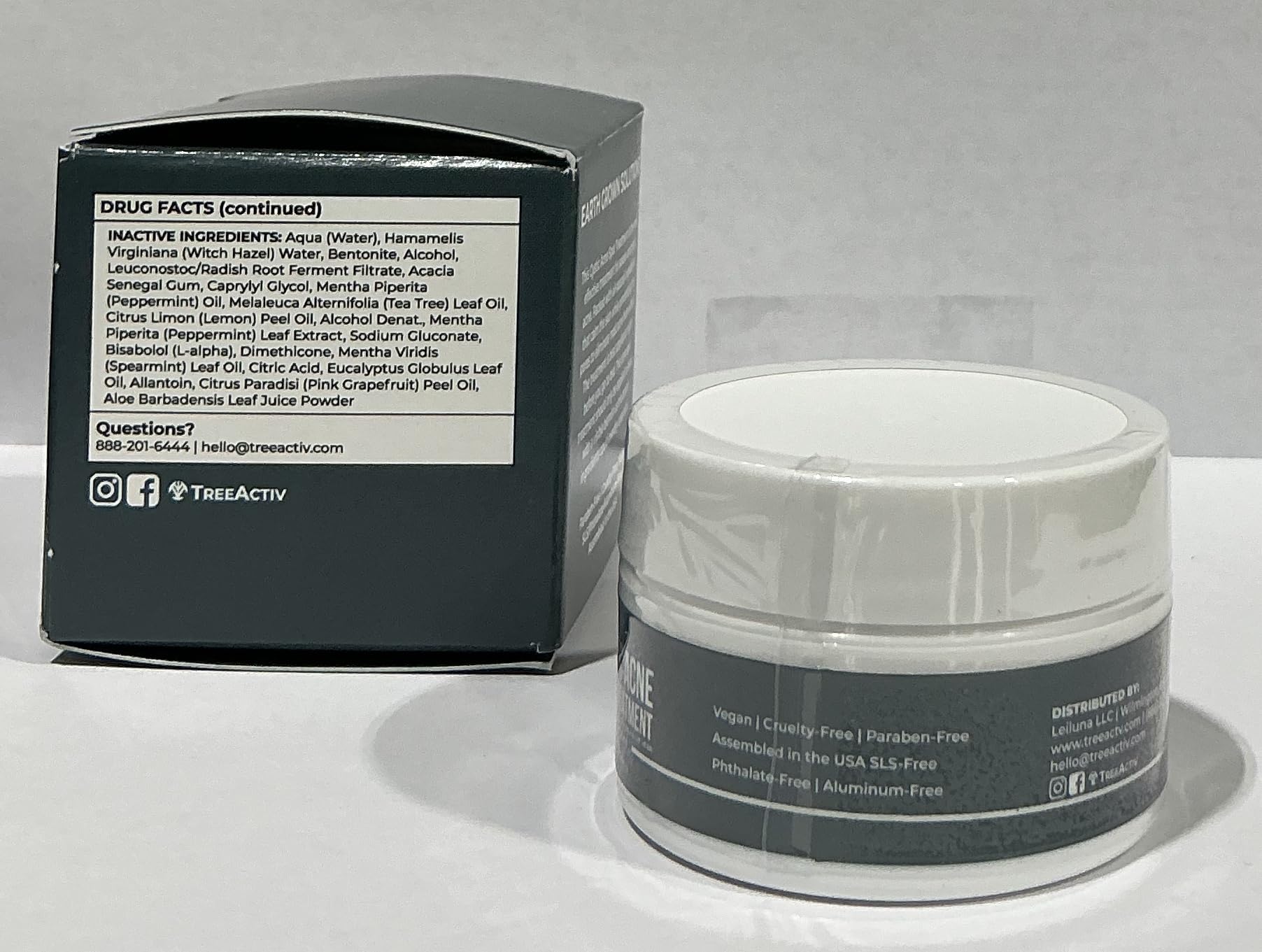 TreeActiv aplicación nocturna focal para puntos problemáticos del rostro.