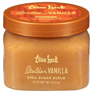 Tree Hut Golden Vanilla Sugar Scrub: textura cremosa para exfoliar suavemente