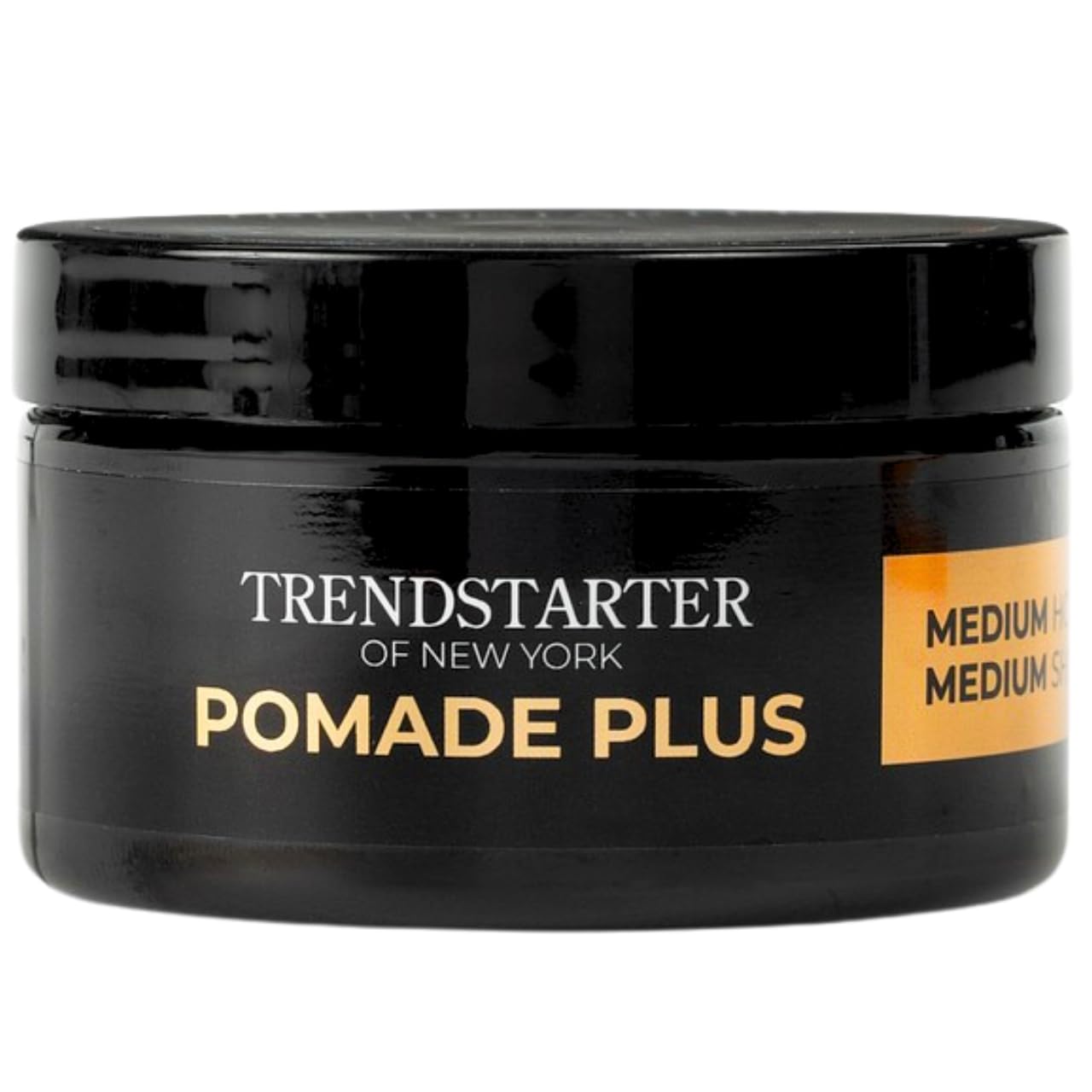 Aplicación rápida de TRENDSTARTER Pomade Plus para mantener el estilo durante el día.