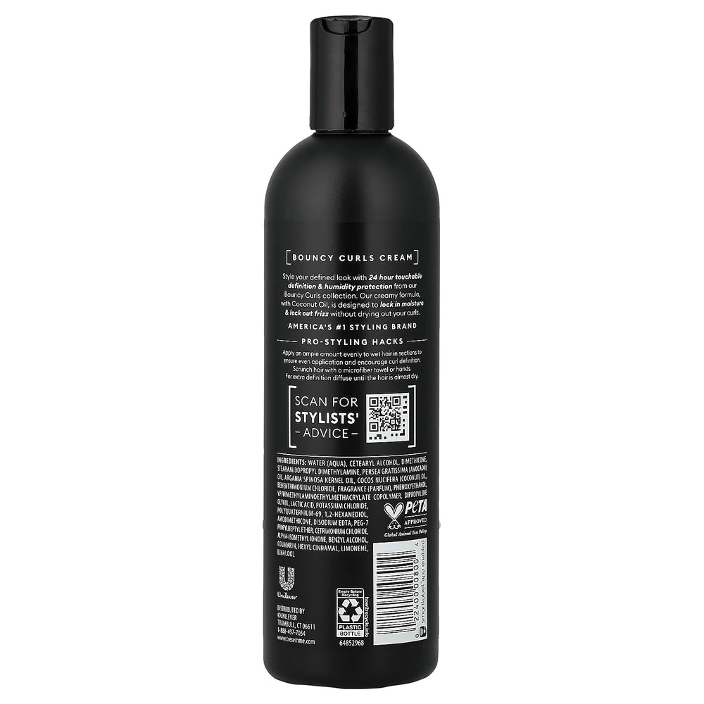 TRESemmé Bouncy Curls Cream ofrece definición suave y rizos controlados
