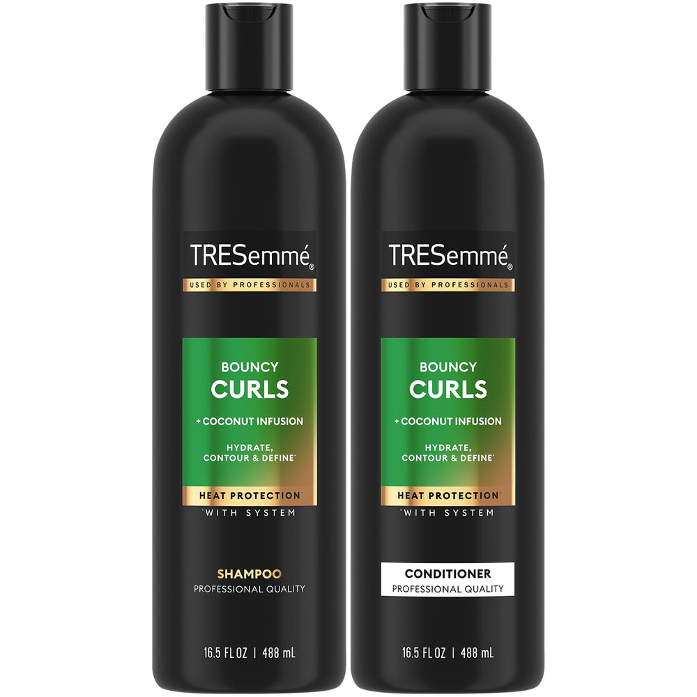 TRESemmé champú para rizos con coco, definición e hidratación.