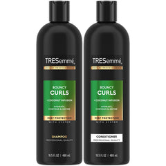 TRESemmé champú para rizos con coco, definición e hidratación.