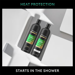 Champú TRESemmé con protección térmica para rizos.