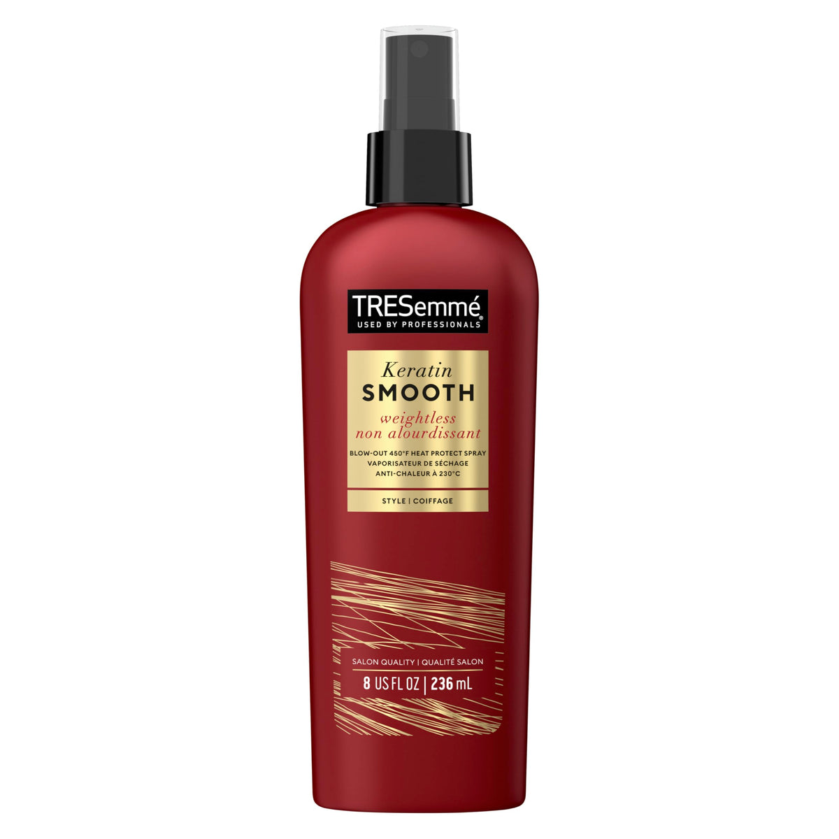 TRESemmé Expert Selection Proteccion Termica Keratina Suave frasco para uso diario.