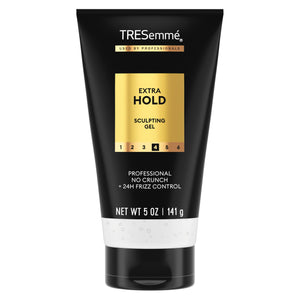 TRESemmé gel sin alcohol, agarre extra para definir peinado con brillo.